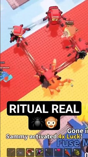 HOW TO DO THE SPIDERS RITUAL (THE SPYDERINIS) 🐵🕷️ #stealabrainrot