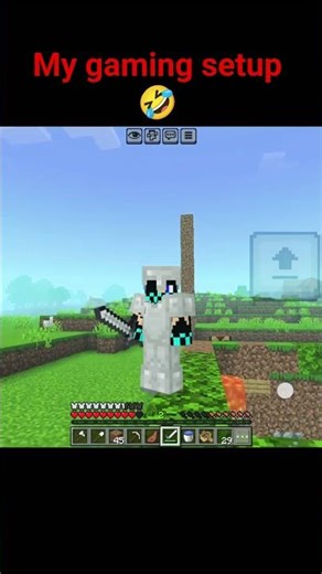 Minecraft Gaming Setup 🤣🤯 #gaming #minecraft #comment #like #subscribe #viral #setup #shorts .