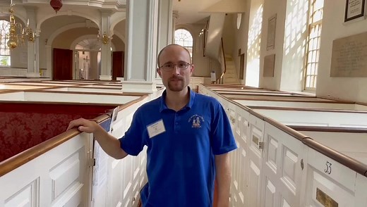 1.5K views · 96 reactions | What is the story behind Old North Church’s iconic box pews? Graham has all the answers in this short video! | Old North Church & Historic Site | Facebook