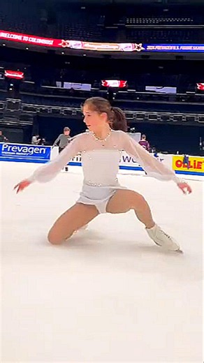 Isabeau Levito's beautiful spins #figureskating #iceskating #isabeaulevito #spins