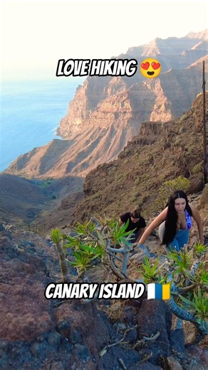 Canary Islands Hiking 😍🇮🇨 #canarias #canaryislands #grancanaria