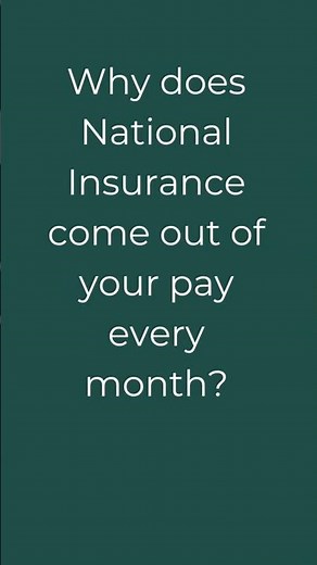 Why You Pay National Insurance (UK) | Your Money Explained in 30 Seconds