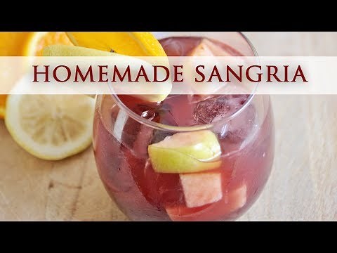Homemade Spanish Sangria - Authentic Recipe