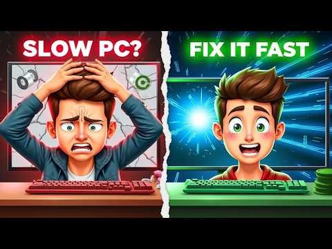 PC Slow ද? 😩 | Slow Computer Fix කරගන්න Easy 5 Steps 🚀 | Speed Up Windows 10/11