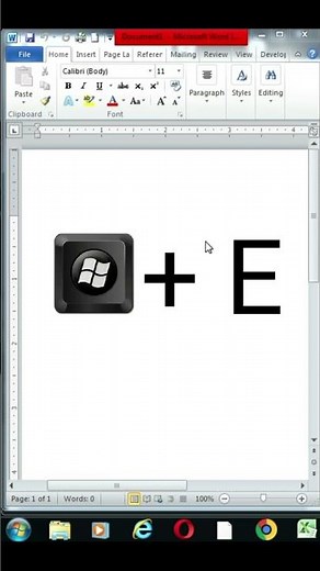 Shortcut Key To Open My Computer || #shorts