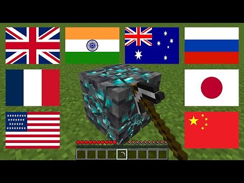 How to play minecraft in different countries compilation