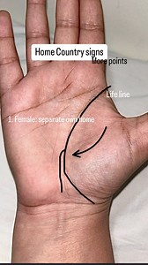 212K views · 885 reactions | Life line split | A clear branch downward split from the middle part of life line means you are easy to separate with your families and live apart #palmistry #astrology #foreign settlement #pr #money #visa #passport #immigration | Asad Raza -AR Palmistry Numerology | Facebook