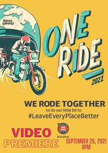 Join us for the NATIONWIDE PREMIERE of the 🇵🇭 "One Ride 2021" Video. September 29 (Wednesday) 8pm. | Royal Enfield