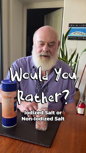 Personally, I prefer non-iodized salt as long as I’m getting enough iodine through my diet. That said, iodine is an essential nutrient, especially for women, due to its role in thyroid health and hormone balance. If you’re not eating foods like seaweed, shellfish, dairy, or iodine-rich plants, iodized salt may be an important source. Bottom line: it’s less about the salt and more about making sure you’re getting what your body needs. #IodineHealth #SaltAwareness | Andrew Weil, M.D.