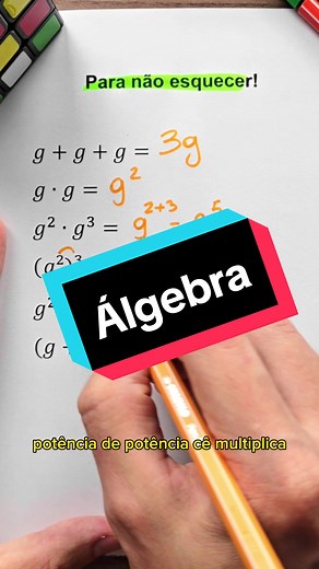 Álgebra Básica: Aprenda Potências e Produtos Notáveis