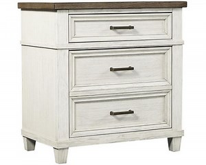 Aspenhome Caraway 2 Drawer Nightstand - Aged Ivory