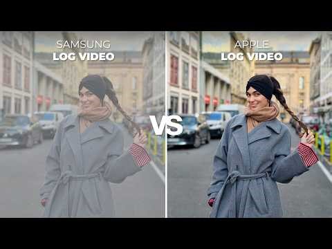Samsung LOG vs Apple ProRes LOG! Galaxy S25 Ultra vs iPhone 16 Pro Max