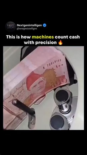 Nextgenintelligen on Instagram: "🤑....A money counter (bill counter) automates cash handling by using friction rollers to pull bills one by one from a stack. As the notes pass through, sensors count them and verify their authenticity using various technologies. 🏦 Key Aspects:⚙️ ° Counting Mechanism: Optical sensors (often using light beams) detect when a note passes, counting 600–1,500+ bills per minute.📈 ° Counterfeit Detection: Uses Ultraviolet (UV) light to check for fluorescent, Magnetic 