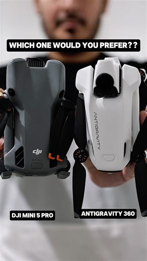 DJI Mini 5 Pro vs Antigravity 360 😳 Which One Wins? #djimini5pro #antigravity360 #ytshorts