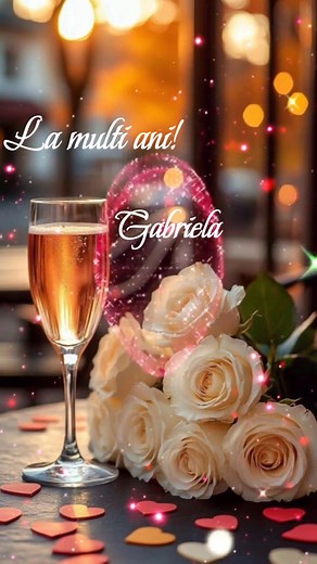 La multi ani! Gabriela # # # | Trandafirul simbolul dragostei
