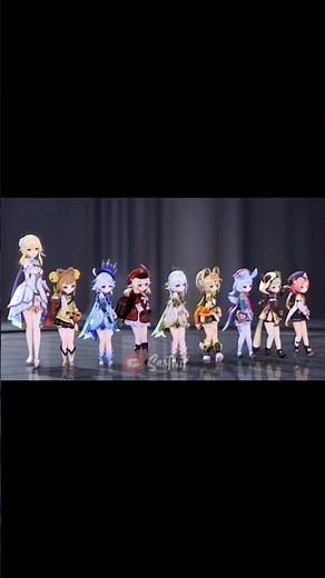 【Genshin Impact MMD】Loli Teyvat - The Cutest Dance Squad!