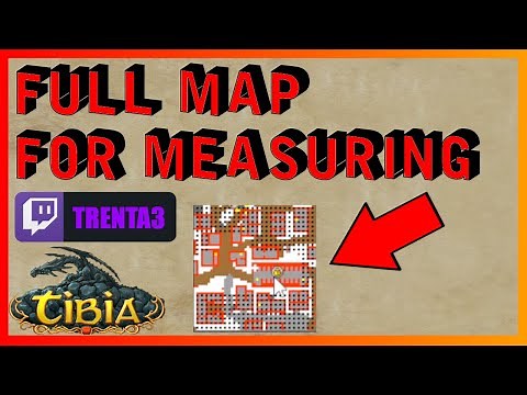 COMPLETE MAP WITH MARKINGS AND EXPLORED AREAS | Windows and Mac OS | TIBIA GUIDE (SPANISH)