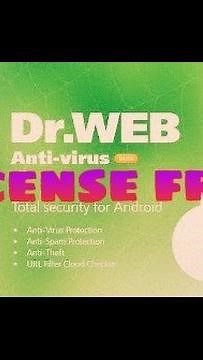 Free dr.web license for android.app download and installation