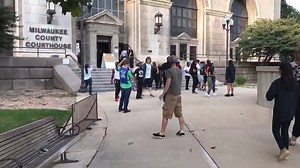48K views · 559 reactions | Protesters rip down flags, including the American and Wisconsin flags, outside the Milwaukee County Courthouse, following the #BreonnaTaylor decision. (Warning: language is not suitable for all viewers) https://cbs58.com/news/protesters-gather-outside-milwaukee-county-courthouse-after-breonna-taylor-announcement | CBS 58 | Facebook
