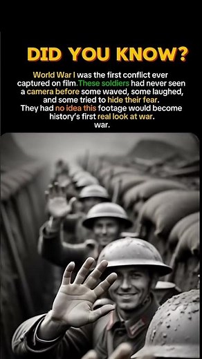 The First Ever War Footage in History — WW1 😳 #ww2 #historyfacts #militaryhistory #historyshorts