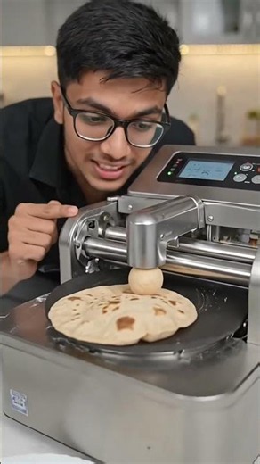 Automatic Chapati Maker Machine!"