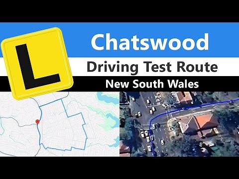 Chatswood Driving Test Route, NSW - Sample Route - Map & App Download