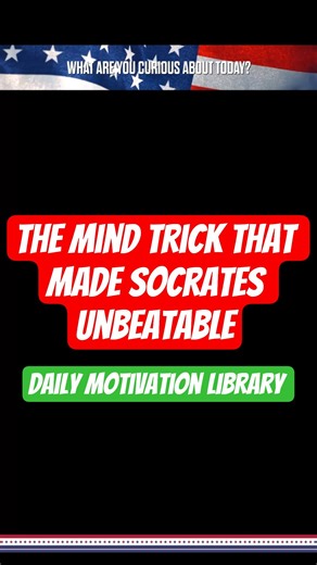 The Mind Trick That Made Socrates Unbeatable