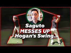 Saguto Golf Messes Up Hogan's Swing....