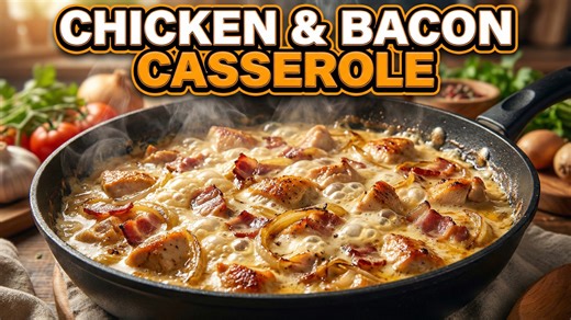Easy Southwestern chicken and bacon casserole recipe
