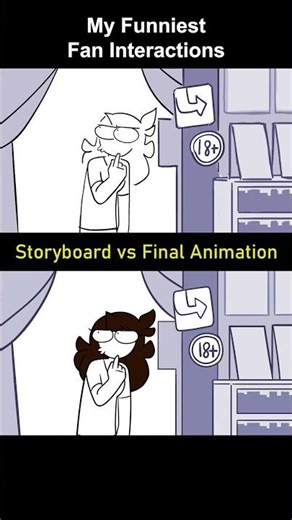 Storyboard vs Animation: My Funniest Fan Interactions (shot 23-24)