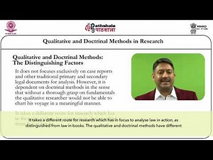 Module 8 Qualitative & Doctrinal Methods in Research