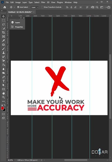 How To Use Guides in Photoshop #photoshoptutorial #photoshop #manipulation #fyp #fypシ #foryou #foryoupage #viral #photoshopskills #top #tips #trick #Dollar_VFX