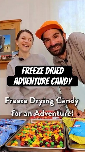 Freeze drying candy — Gila Wilderness here we come!
