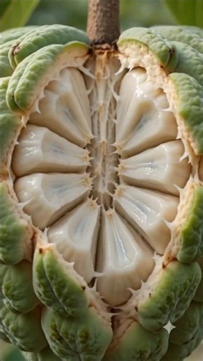 How Custard Apple Pulp Forms Inside the Fruit 🌱 | Annona squamosa