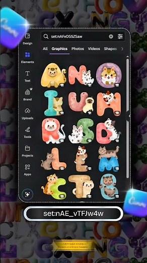 Amazing Alphabetic Canva Codes 😱 - Day 1