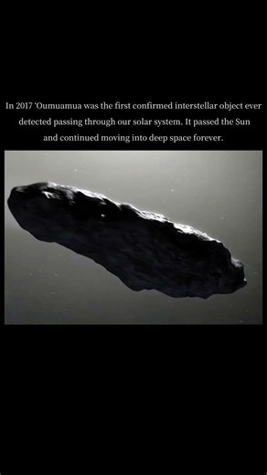 'Oumuamua: A Cosmic Rock From Another Star System. 🪐✨#shorts #spacescience