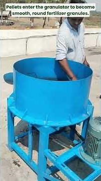 Fertilizer Making | Organic Granules Making Machine | Biochar Fertilizer Making #sustainablefarming