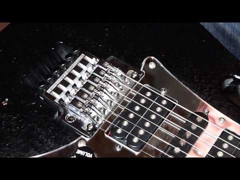 How to Adjust Intonation on a Lo Pro Edge bridge (Floyd Rose) - Guitar Repair Tutorial