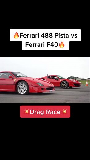 #speedtest#speed#power#fast#ferrari#488#pista#vs#f40#sportcars#crazy#sportwagen#heftig#wow#foryou#fypシ#tiktok#tiktokindia#dragrace