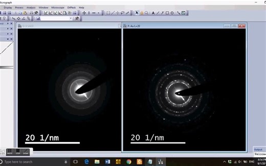 Digital Micrograph软件透射电镜的SAED衍射斑点标定