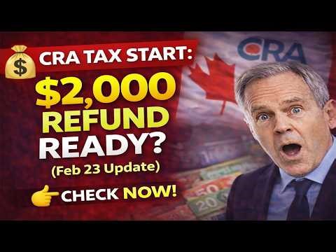 💸 CRA ALERT: Your $2,000 Refund Could Arrive Fast – Do This Before Feb 23!