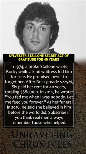 💔SYLVESTER STALLONE SECRET ACT OF GRATITUDE FOR 40 YEARS