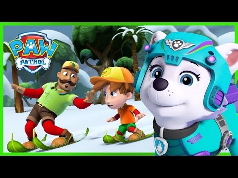 Everest Rescues Campers from ﻿Snowstorm and more episodes! - PAW Patrol UK - Cartoons for Kids
