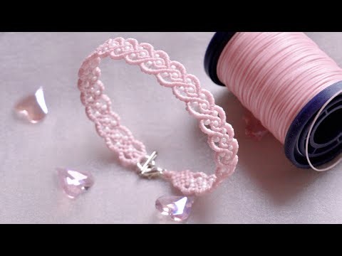 【编绳教程】Simple Bracelet Tutorial 草莓甜心手绳·超级简单的编法，赶紧跟着视频一起DIY吧