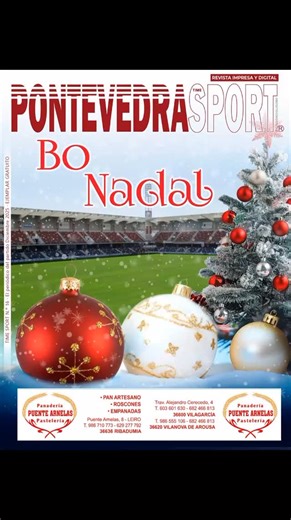 Time Sport on Instagram: "🎄🏀⚽ PONTEVEDRA SPORT · EDICIÓN ESPECIAL NAVIDAD 🎄 Ya está disponible una nueva edición de Pontevedra Sport, un número muy especial para cerrar el año poniendo en valor el deporte, la sociedad y el pulso de Pontevedra y su comarca. 📖 Reportajes, protagonistas, actualidad deportiva y mucho más, reunidos en una edición especial de Navidad pensada para disfrutar con calma. 👉 Descarga gratuita de la revista en versión digital: 🌐 www.timesport.eu Este proyecto no sería 