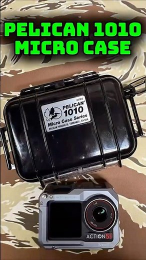Pelican 1010 Micro Case: Perfect for DJI Action Pro 5 and GoPro