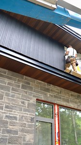 767 reactions · 21 shares | Fluted black panel siding installation #roofing #toronto #torontohomes #torontobuilder #torontoroofing #commercialroofing #renovation #luxuryhomes #buildersofinsta #roofersofinstagram #asmr | TorontoRoofing.ca | Facebook