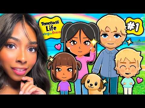 I MADE MY FAMILY IN TOMODACHI LIFE ⭐ #1 | Tomodachi Life Living The Dream