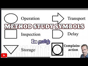 #PFD #workstudysymbols process flow diagram symbols in tamil | learn with me rm tamil