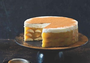 Nepečený jablečný dort